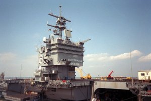 19_USS_Enterprise_(CVN-65),_island_1990
