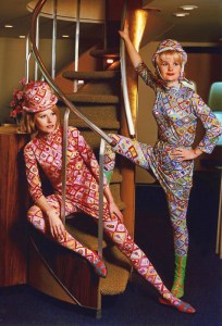 Cabin crew uniforms for Braniff airline, Emilio Pucci