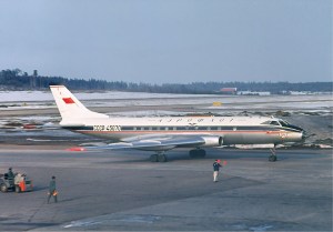 Aeroflot_Tupolev_Tu-124_at_Arlanda,_April_1966