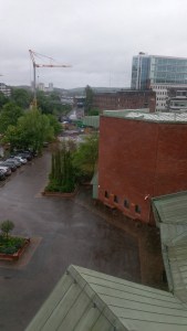 The view from my hotel room on the Saturday morning