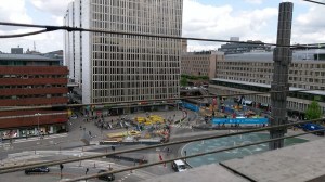 Sergels torg, from the top of the Kulturhuset